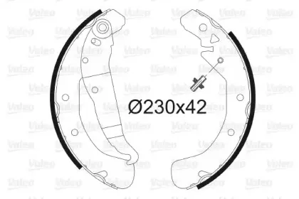 Комплект тормозных колодок VALEO купить