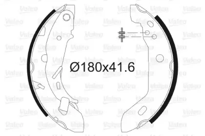 Комплект тормозных колодок VALEO купить