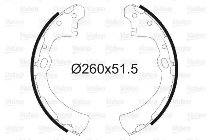 Комплект тормозных колодок VALEO купить