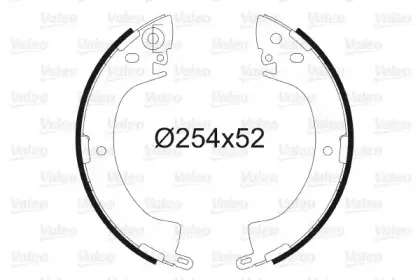 Комплект тормозных колодок VALEO купить