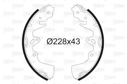 Комплект тормозных колодок VALEO купить