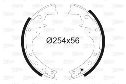 Комплект тормозных колодок VALEO купить