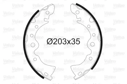 Комплект тормозных колодок VALEO купить