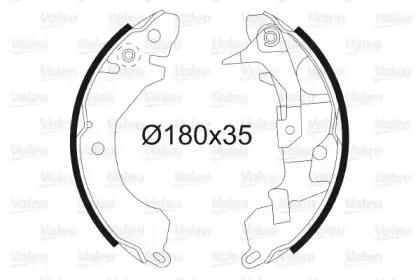 Комплект тормозных колодок VALEO купить