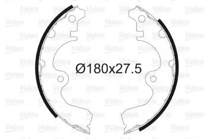 Комплект тормозных колодок VALEO купить