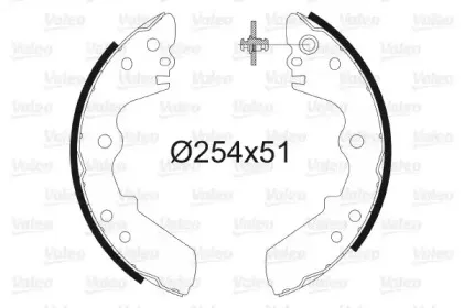 Комплект тормозных колодок VALEO купить