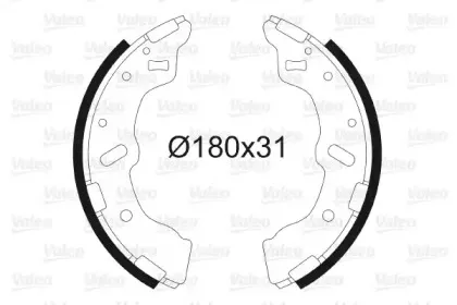 Комплект тормозных колодок VALEO купить