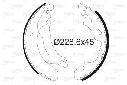 Комплект тормозных колодок VALEO купить