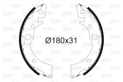 Комплект тормозных колодок VALEO купить