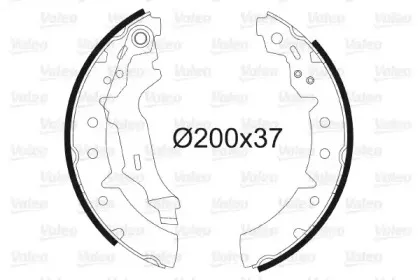 Комплект тормозных колодок VALEO купить