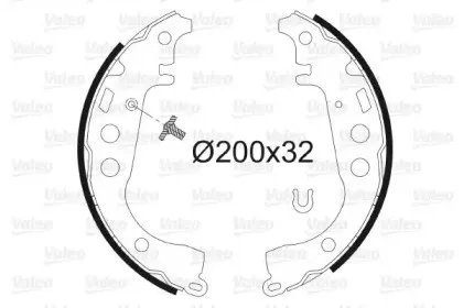 Комплект тормозных колодок VALEO купить