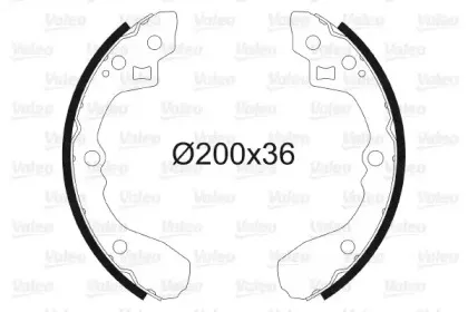 Комплект тормозных колодок VALEO купить