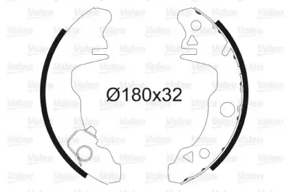 Комплект тормозных колодок VALEO купить