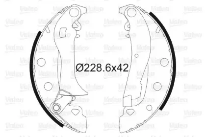 Комплект тормозных колодок VALEO купить