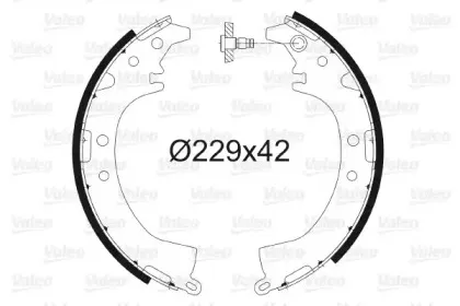 Комплект тормозных колодок VALEO купить