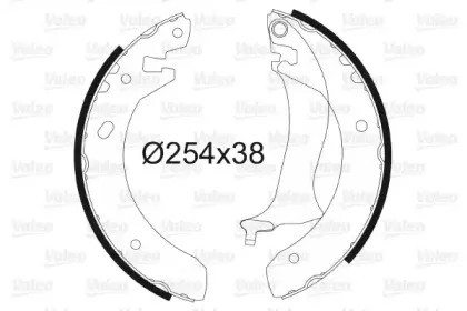 Комплект тормозных колодок VALEO купить