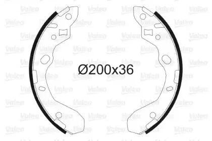 Комплект тормозных колодок VALEO купить