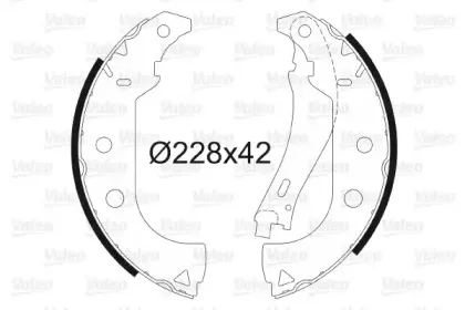 Комплект тормозных колодок VALEO купить