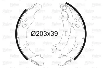 Комплект тормозных колодок VALEO купить