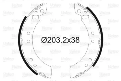 Комплект тормозных колодок VALEO купить