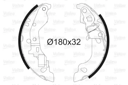 Комплект тормозных колодок VALEO купить
