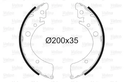 Комплект тормозных колодок VALEO купить