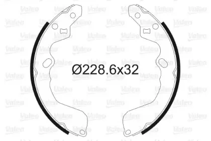 Комплект тормозных колодок VALEO купить