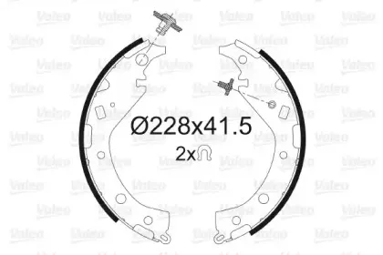 Комплект тормозных колодок VALEO купить