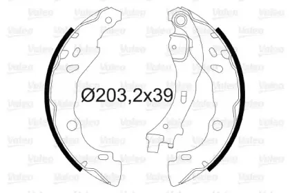 Комплект тормозных колодок VALEO купить