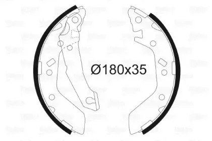 Комплект тормозных колодок VALEO купить