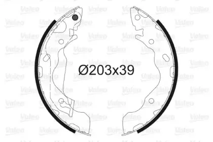 Комплект тормозных колодок VALEO купить