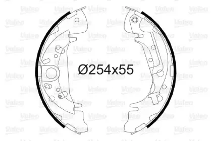 Комплект тормозных колодок VALEO купить