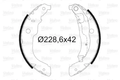 Комплект тормозных колодок VALEO купить