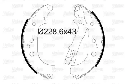 Комплект тормозных колодок VALEO купить