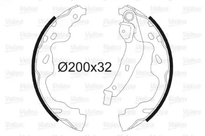 Комплект тормозных колодок VALEO купить