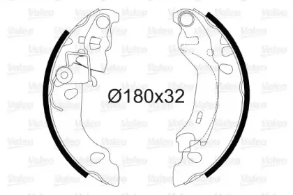 Комплект тормозных колодок VALEO купить