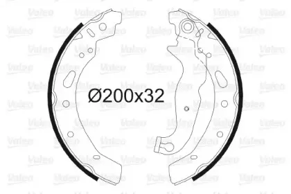 Комплект тормозных колодок VALEO купить