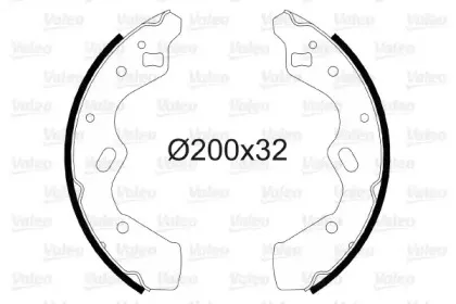 Комплект тормозных колодок VALEO купить