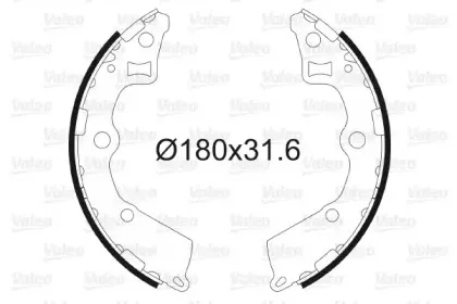 Комплект тормозных колодок VALEO купить