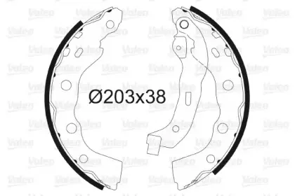 Комплект тормозных колодок VALEO купить