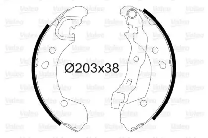 Комплект тормозных колодок VALEO купить