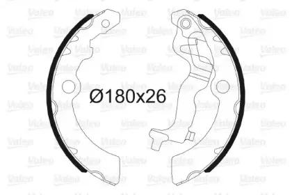 Комплект тормозных колодок VALEO купить