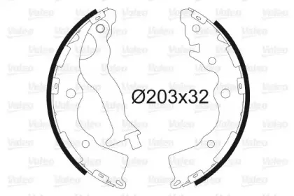 Комплект тормозных колодок VALEO купить