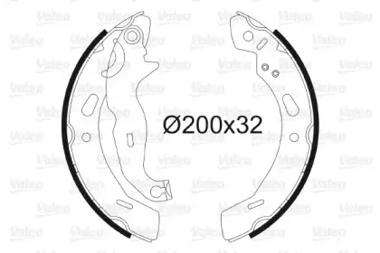 Комплект тормозных колодок VALEO купить