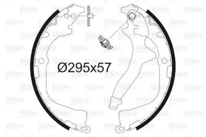 Комплект тормозных колодок VALEO купить