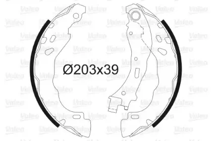 Комплект тормозных колодок VALEO купить