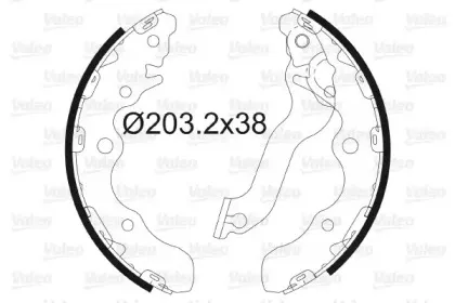 Комплект тормозных колодок VALEO купить