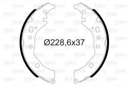 Комплект тормозных колодок VALEO купить