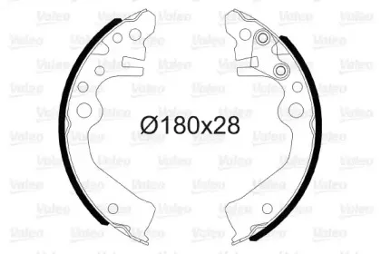 Комплект тормозных колодок VALEO купить