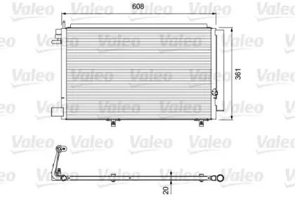 Конденсатор, кондиционер VALEO купить